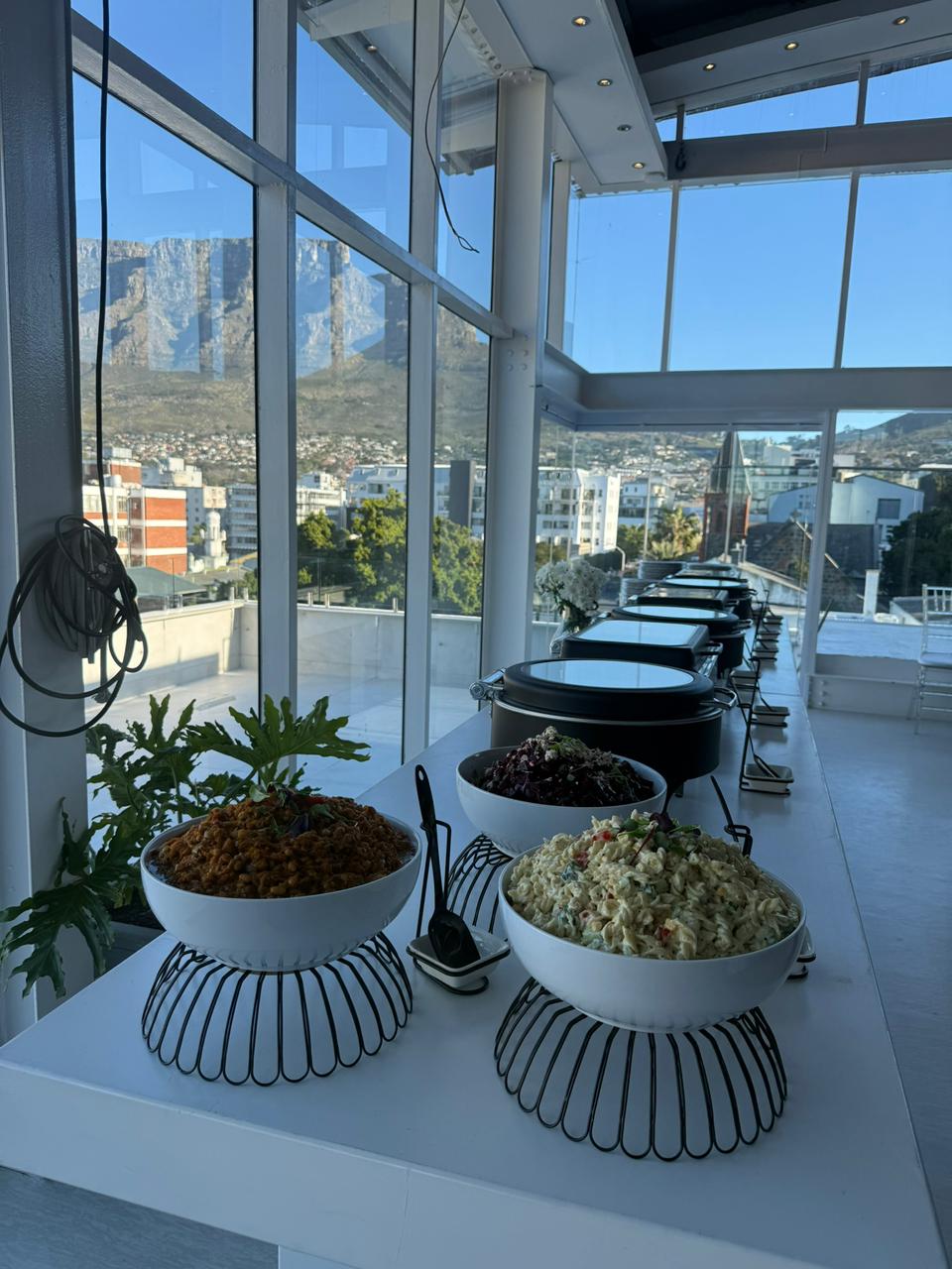 Sophisticated bridal shower event with gourmet catering